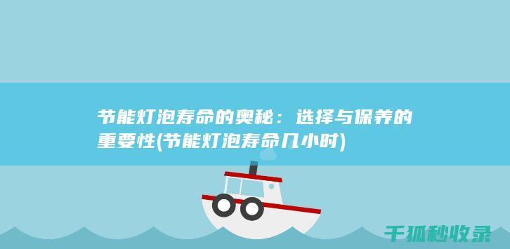 节能灯泡寿命的奥秘：选择与保养的重要性 (节能灯泡寿命几小时)