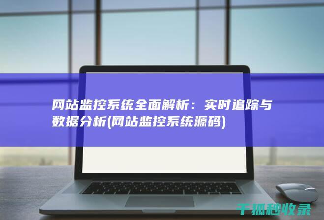 网站监控系统全面解析：实时追踪与数据分析 (网站监控系统源码)