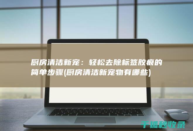 厨房清洁新宠：轻松去除标签胶痕的简单步骤 (厨房清洁新宠物有哪些)