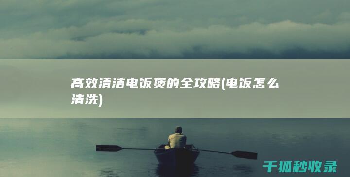 高效清洁电饭煲的全攻略 (电饭怎么清洗)