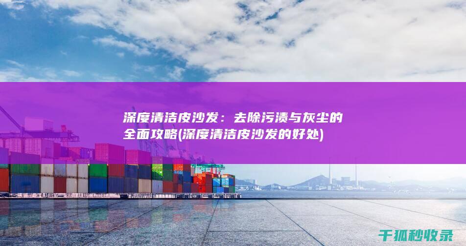 深度清洁皮沙发：去除污渍与灰尘的全面攻略 (深度清洁皮沙发的好处)