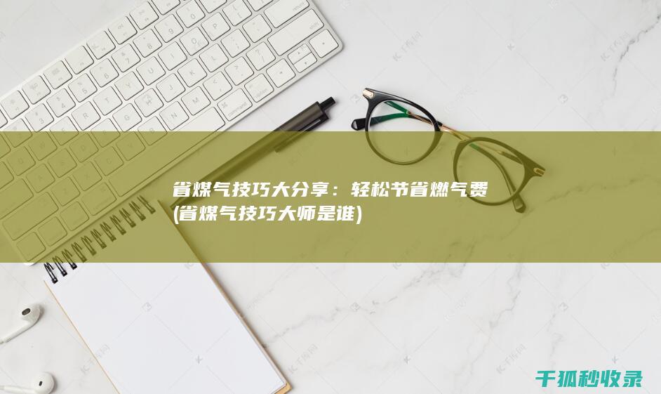 省煤气技巧大分享：轻松节省燃气费 (省煤气技巧大师是谁)