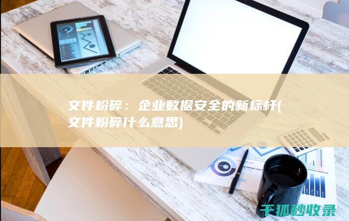 文件粉碎：企业数据安全的新标杆 (文件粉碎什么意思)