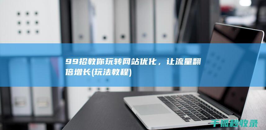 99招教你玩转网站优化，让流量翻倍增长 (玩法教程)