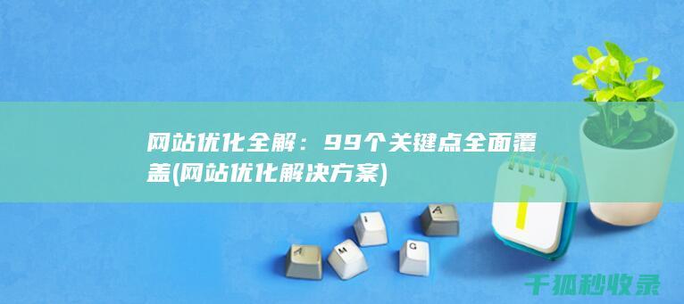 网站优化全解：99个关键点全面覆盖 (网站优化解决方案)