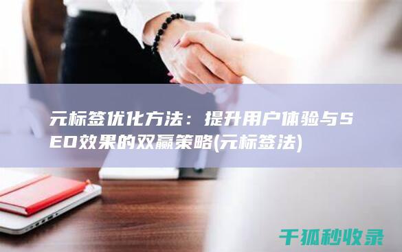 元标签优化方法：提升用户体验与SEO效果的双赢策略 (元标签法)