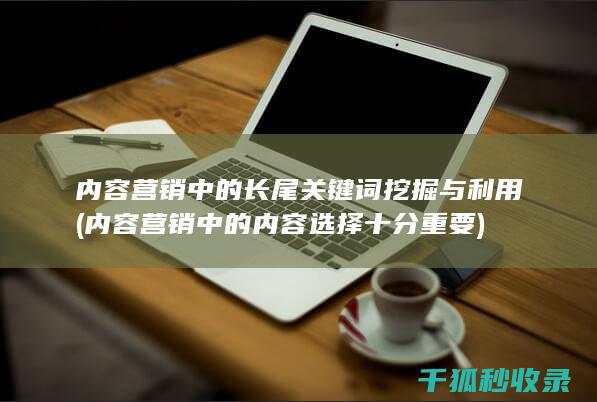 内容营销中的长尾关键词挖掘与利用 (内容营销中的内容选择十分重要)