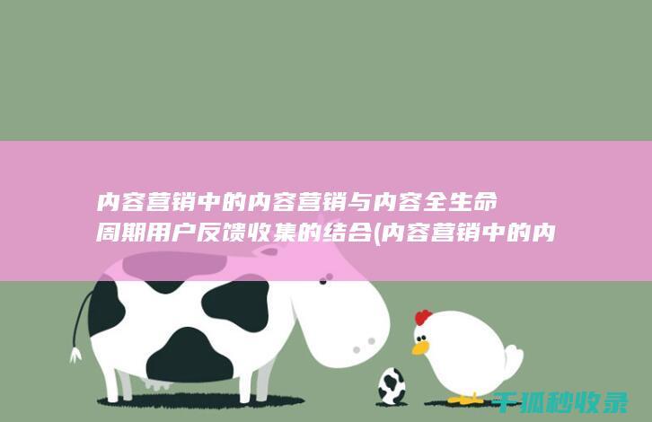 内容营销中的内容营销与内容全生命周期用户反馈收集的结合 (内容营销中的内容选择十分重要)