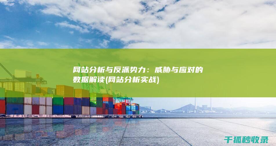 网站分析与反派势力：威胁与应对的数据解读 (网站分析实战)
