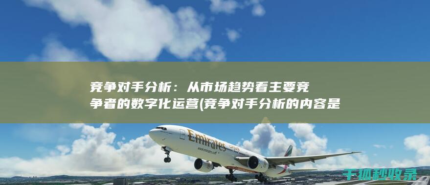 竞争对手分析：从市场趋势看主要竞争者的数字化运营 (竞争对手分析的内容是什么)