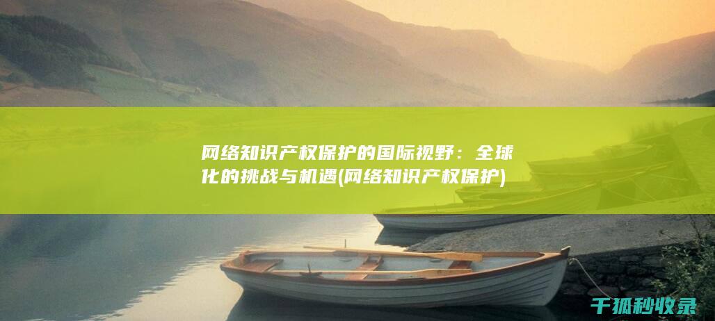 网络知识产权保护的国际视野：全球化的挑战与机遇 (网络知识产权保护)
