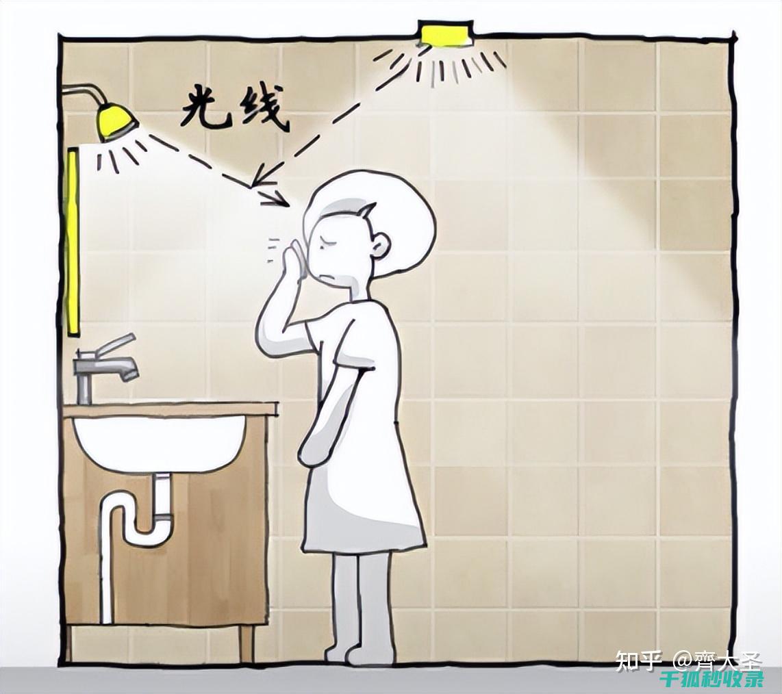 卫生间镜子旁边的分层收纳，让空间更整洁 (卫生间镜子旁边留插座吗)